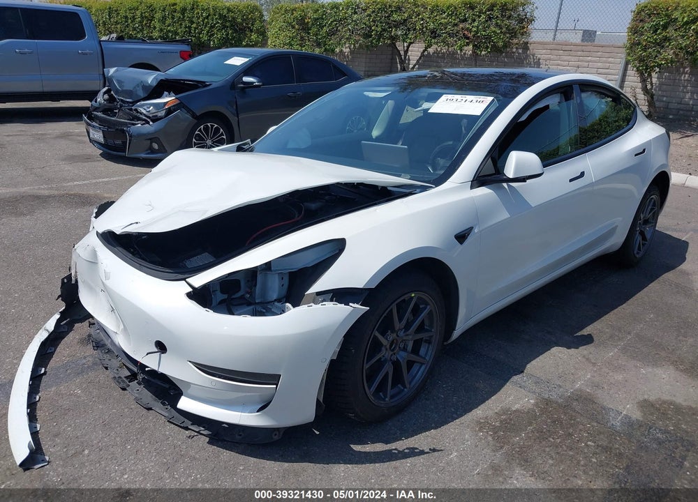 2022 TESLA MODEL 3 REAR-WHEEL DRIVE VIN: 5YJ3E1EA6NF142755