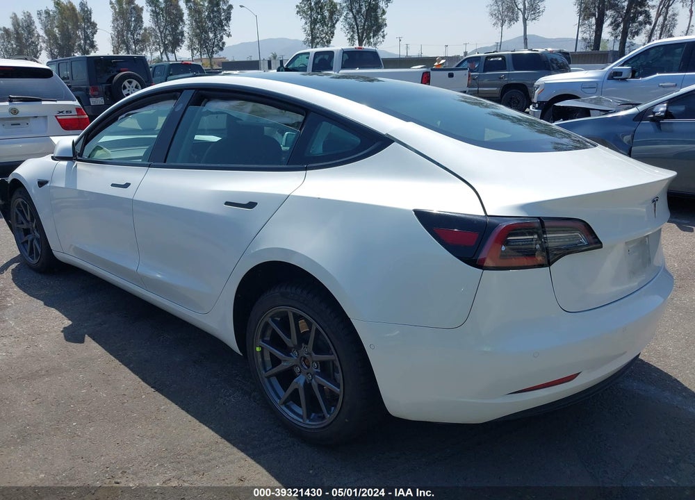 2022 TESLA MODEL 3 REAR-WHEEL DRIVE VIN: 5YJ3E1EA6NF142755