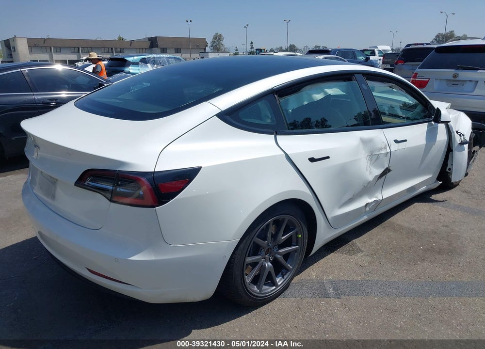 2022 TESLA MODEL 3 REAR-WHEEL DRIVE VIN: 5YJ3E1EA6NF142755