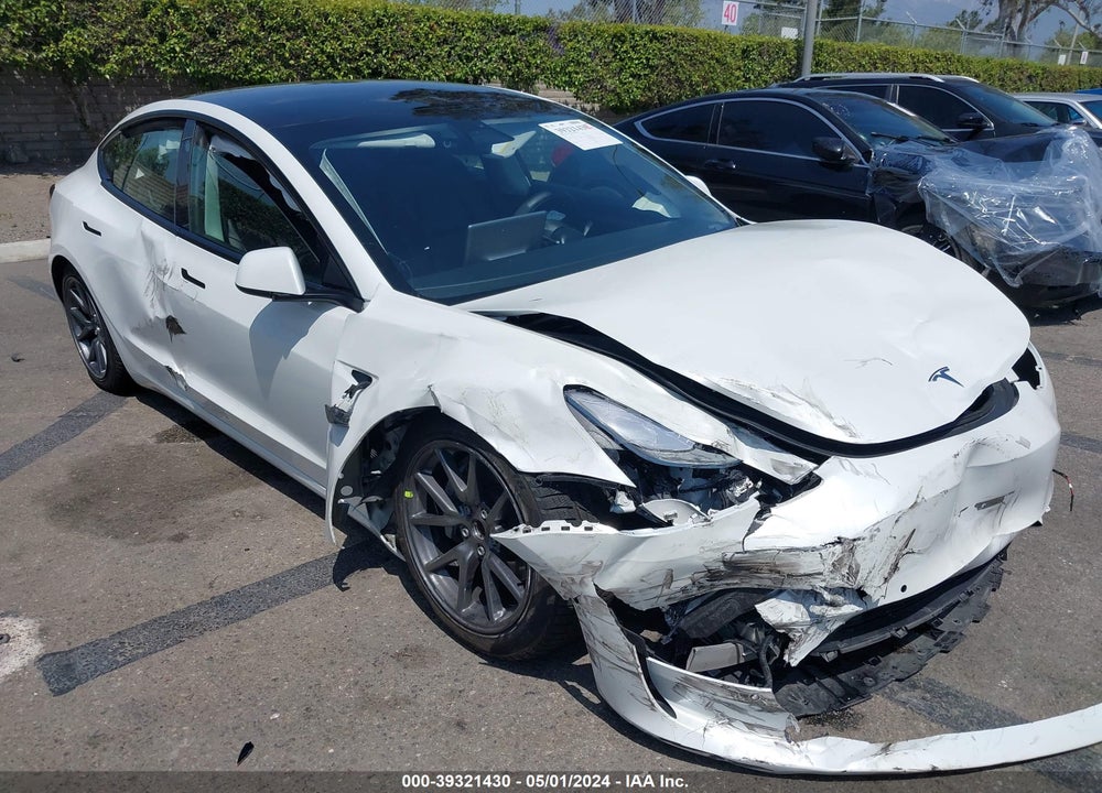 2022 TESLA MODEL 3 REAR-WHEEL DRIVE VIN: 5YJ3E1EA6NF142755