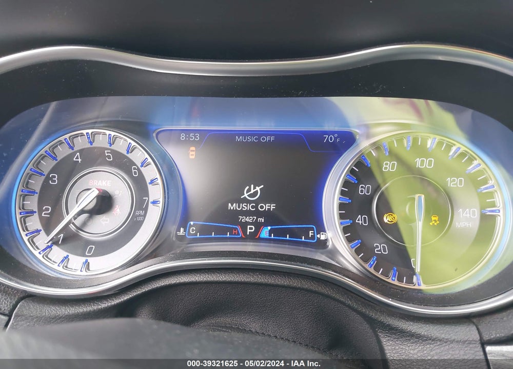 2019 CHRYSLER 300 TOURING VIN: 2C3CCAAG9KH755740