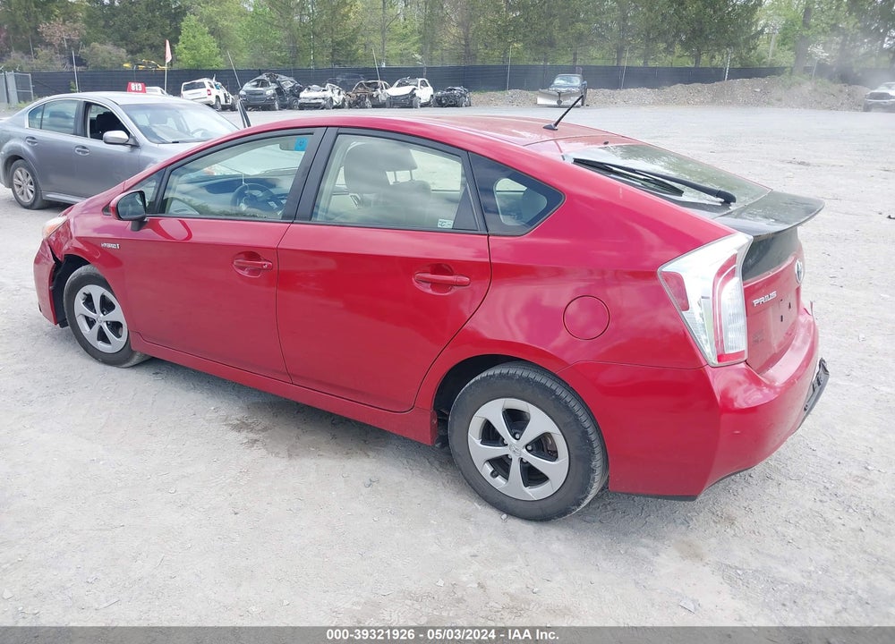 2012 TOYOTA PRIUS TWO VIN: JTDKN3DU6C0336460