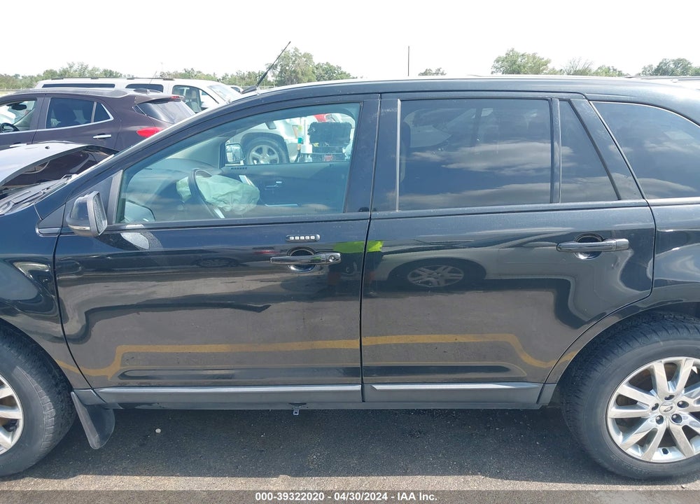 2012 FORD EDGE SEL VIN: 2FMDK4JC9CBA81672