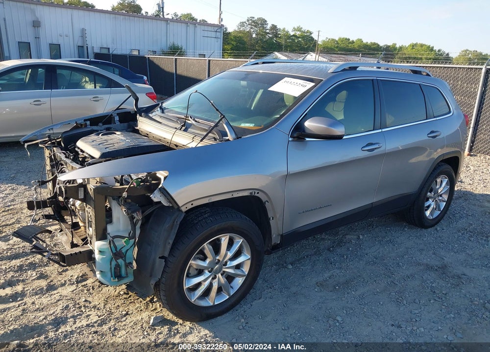2016 JEEP CHEROKEE LIMITED VIN: 1C4PJLDS8GW190663