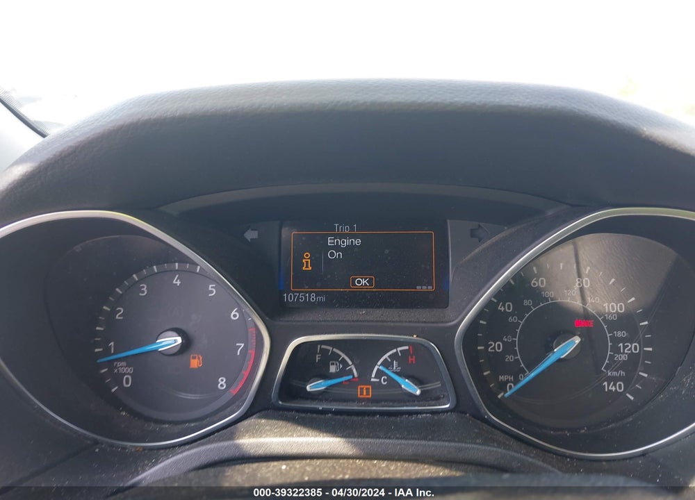 2017 FORD FOCUS S VIN: 1FADP3E26HL229856
