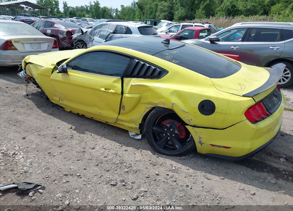 2021 FORD MUSTANG ECOBOOST FASTBACK VIN: 1FA6P8TH0M5150906