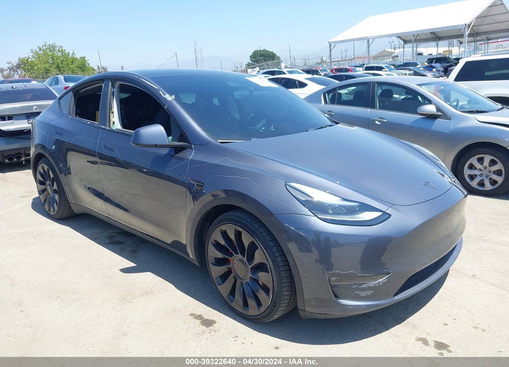 2022 TESLA MODEL Y PERFORMANCE DUAL MOTOR ALL-WHEEL DRIVE VIN: 7SAYGDEF8NF539707