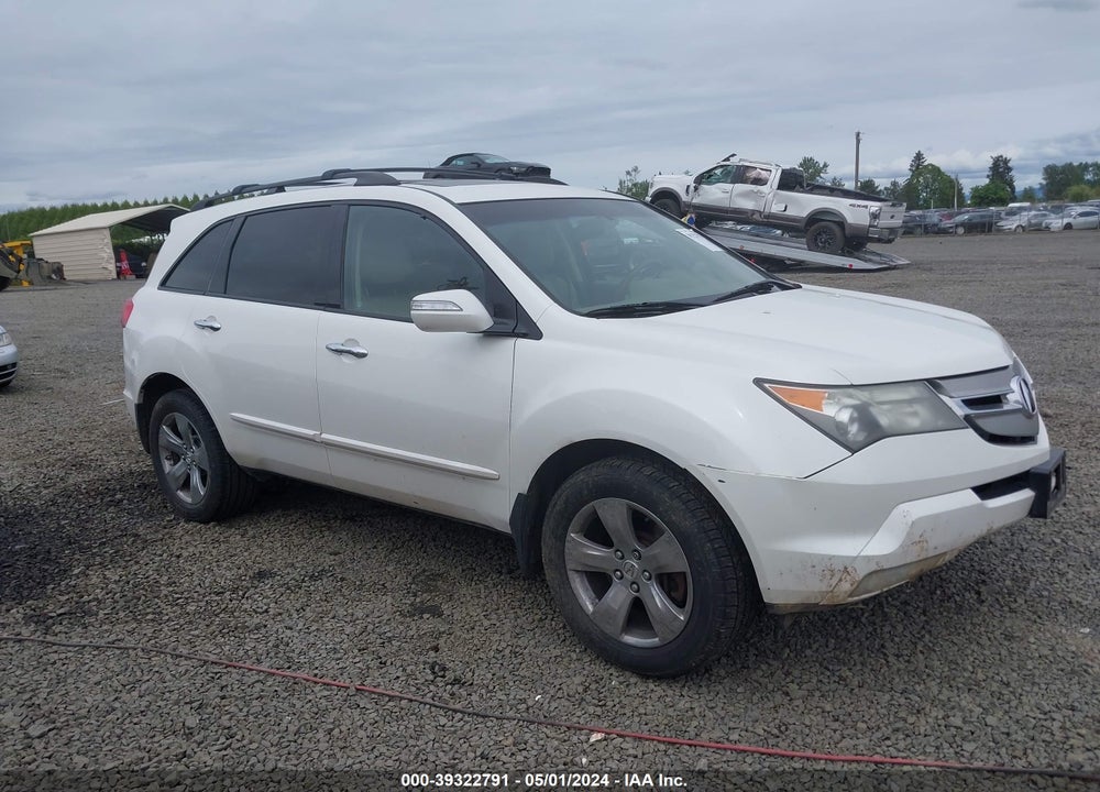 2009 ACURA MDX SPORT PACKAGE VIN: 2HNYD28799H512024