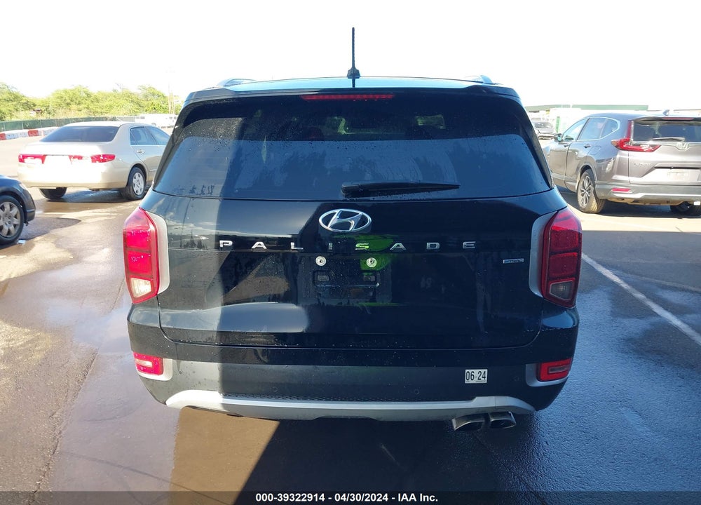 2022 HYUNDAI PALISADE SEL VIN: KM8R2DHE5NU471095
