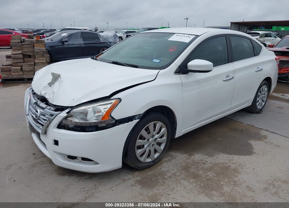 2014 NISSAN SENTRA SV VIN: 3N1AB7AP9EL637324