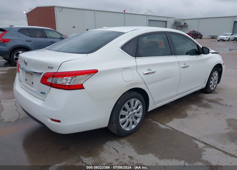 2014 NISSAN SENTRA SV VIN: 3N1AB7AP9EL637324