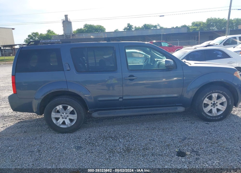 2007 NISSAN PATHFINDER LE VIN: 5N1AR18U17C634459