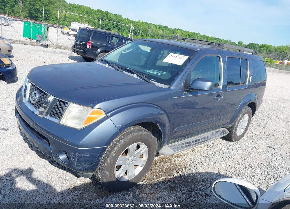 2007 NISSAN PATHFINDER LE VIN: 5N1AR18U17C634459