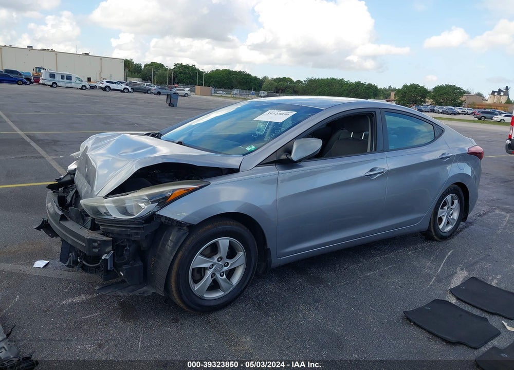 2015 HYUNDAI ELANTRA VIN: 5NPDH4AE2FH620128