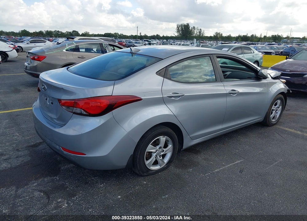 2015 HYUNDAI ELANTRA VIN: 5NPDH4AE2FH620128