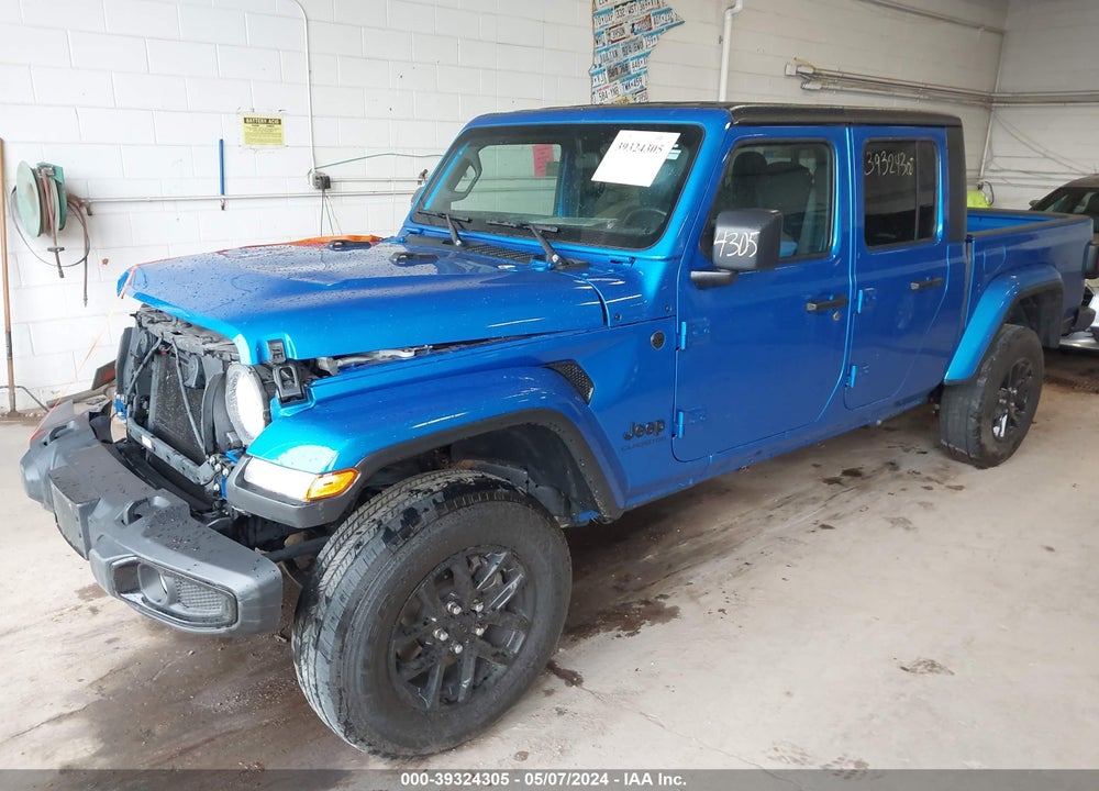 2022 JEEP GLADIATOR ALTITUDE 4X4 VIN: 1C6HJTAG3NL124855