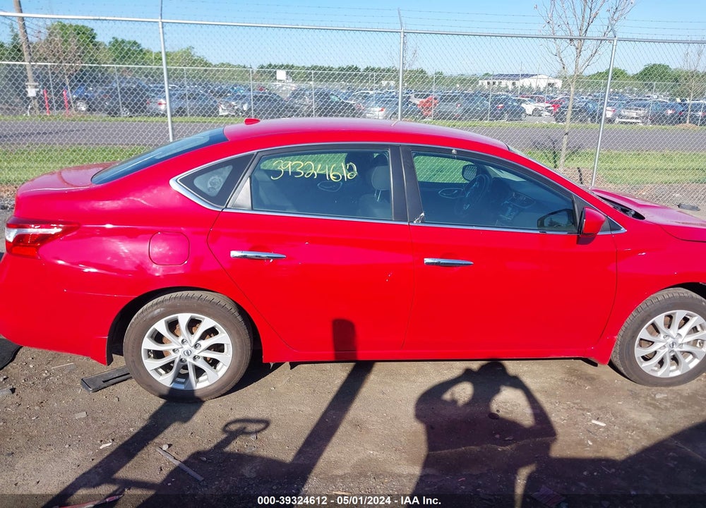2018 NISSAN SENTRA SV VIN: 3N1AB7AP7JL627708