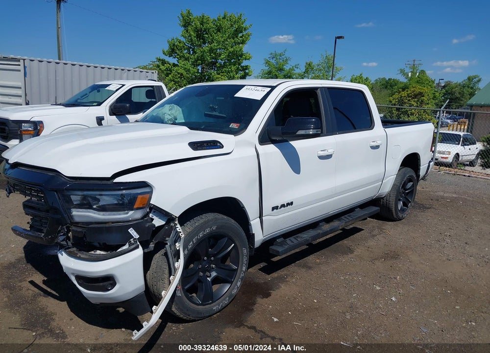 2021 RAM 1500 BIG HORN 4X4 5'7 BOX VIN: 1C6SRFFT1MN571614