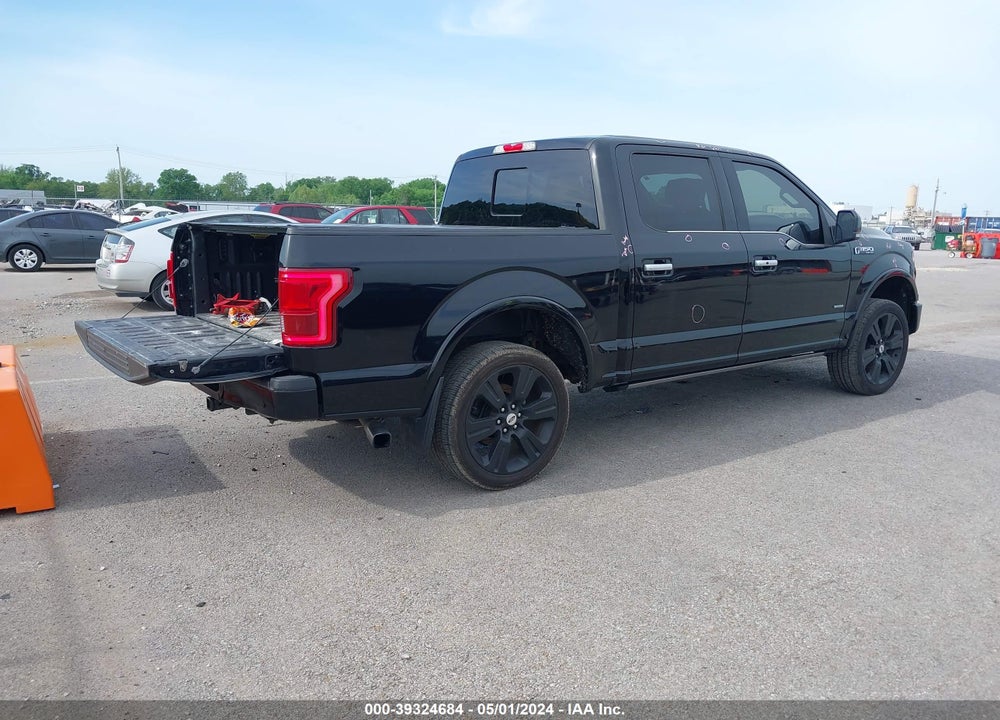 2017 FORD F-150 LIMITED VIN: 1FTEW1EG0HFC70077