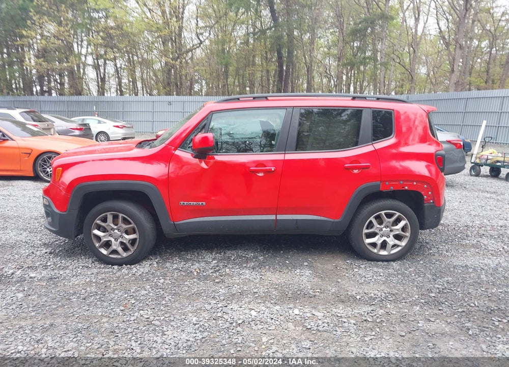2017 JEEP RENEGADE LATITUDE 4X4 VIN: ZACCJBBB3HPE92906