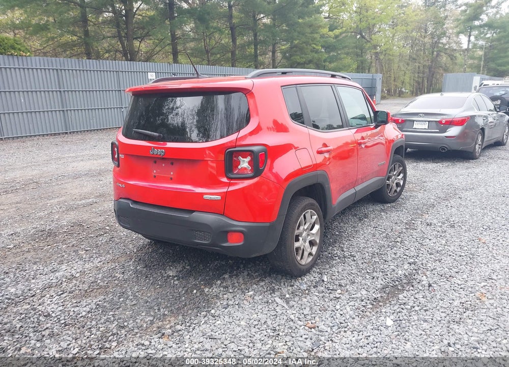 2017 JEEP RENEGADE LATITUDE 4X4 VIN: ZACCJBBB3HPE92906
