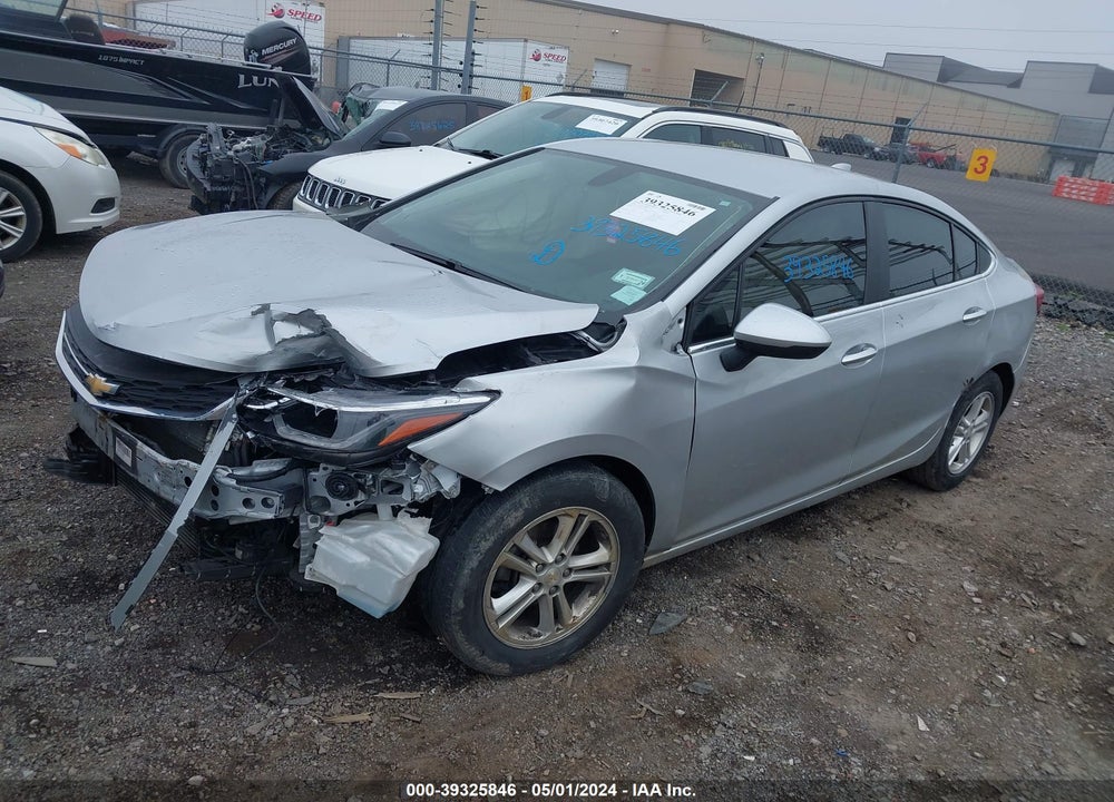 2018 CHEVROLET CRUZE LT AUTO VIN: 1G1BE5SM6J7115078
