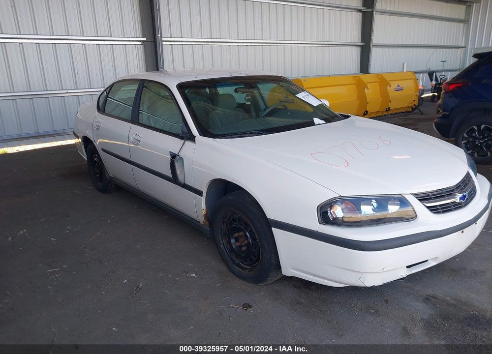 2004 CHEVROLET IMPALA VIN: 2G1WF52E549129211