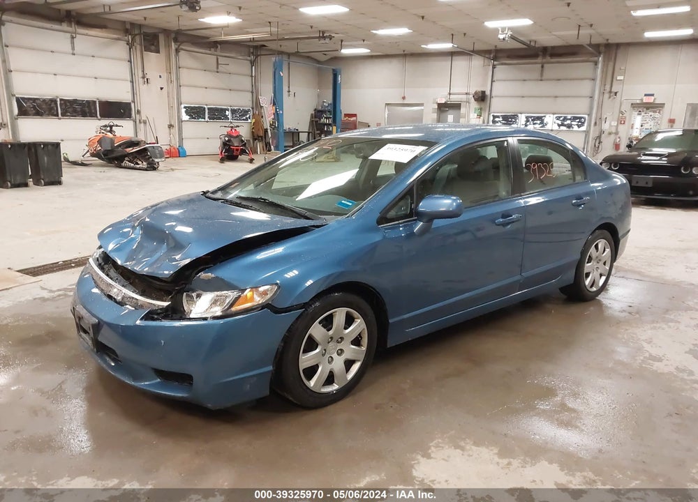 2009 HONDA CIVIC LX VIN: 2HGFA16599H361849