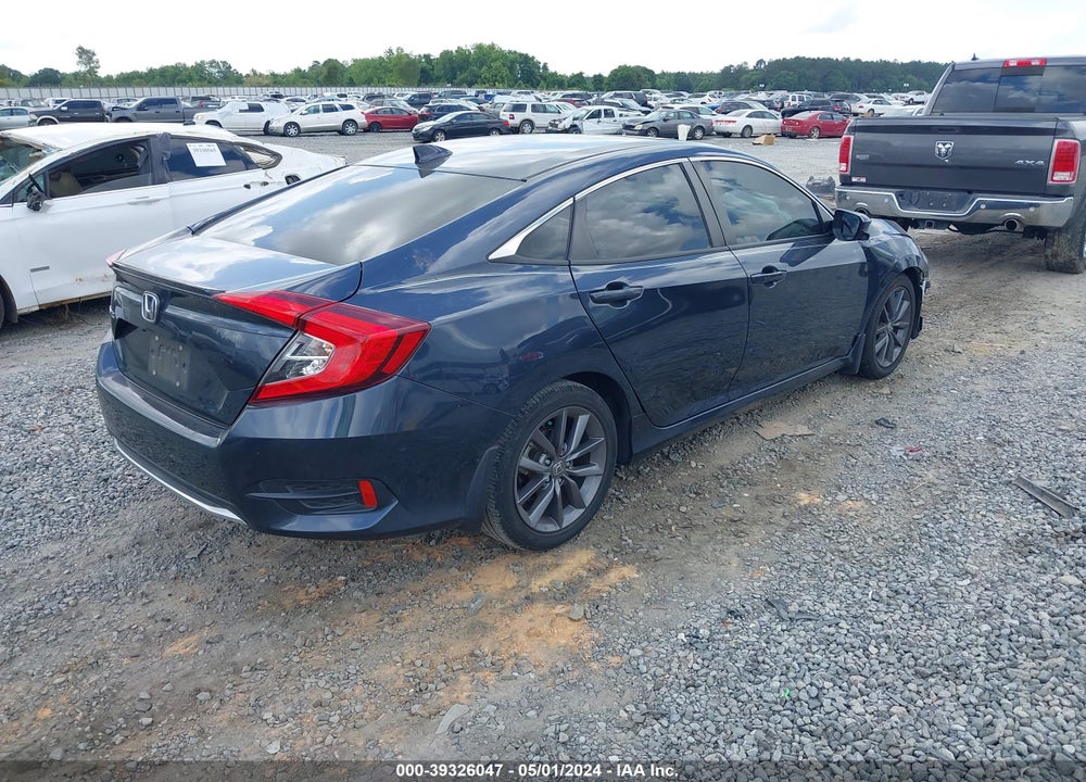 2021 HONDA CIVIC EX-L VIN: 19XFC1F79ME011488