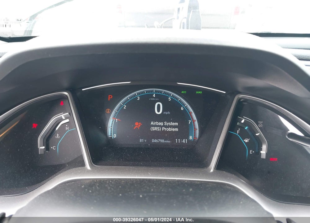 2021 HONDA CIVIC EX-L VIN: 19XFC1F79ME011488