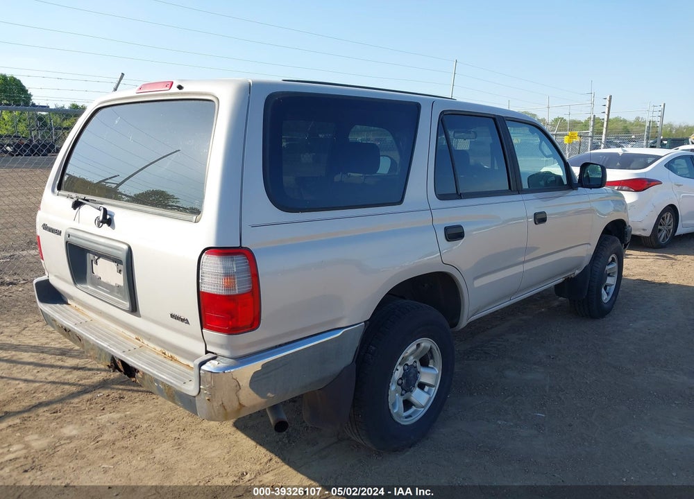 2000 TOYOTA 4RUNNER VIN: JT3GM84R2Y0063580