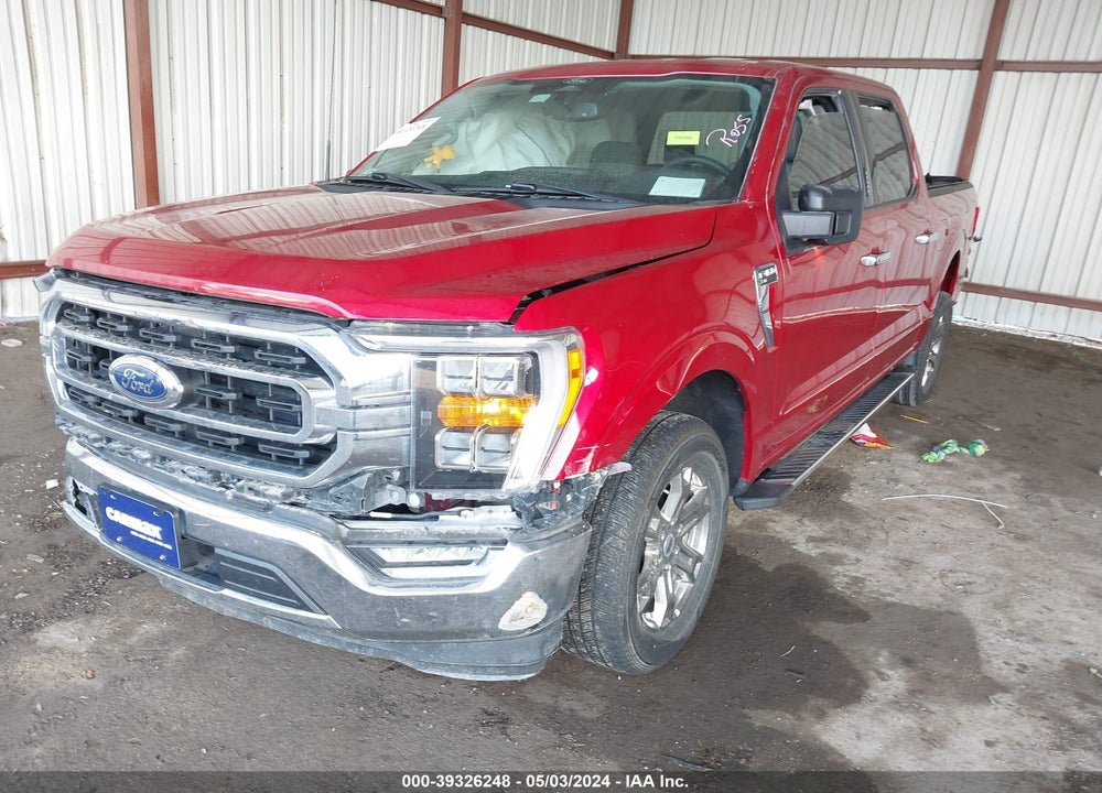 2022 FORD F-150 XLT VIN: 1FTEW1CP8NKE25920