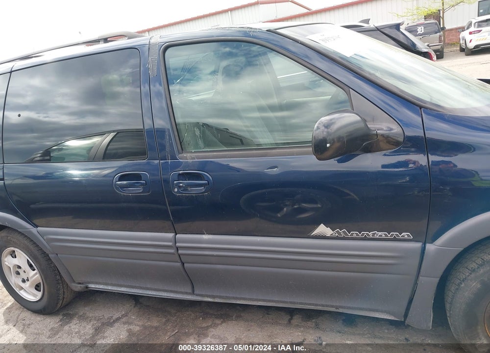 2002 PONTIAC MONTANA V16 VIN: 1GMDU23E82D321798
