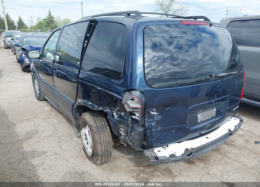 2002 PONTIAC MONTANA V16 VIN: 1GMDU23E82D321798