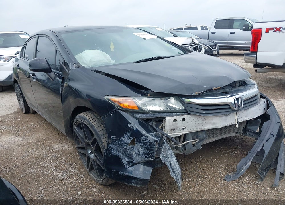 2012 HONDA CIVIC LX VIN: 2HGFB2F55CH563498