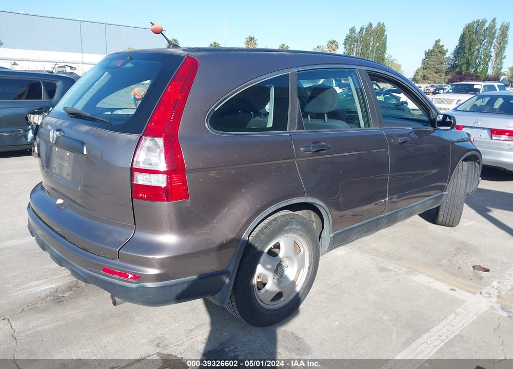 2011 HONDA CR-V LX VIN: 5J6RE3H38BL046261