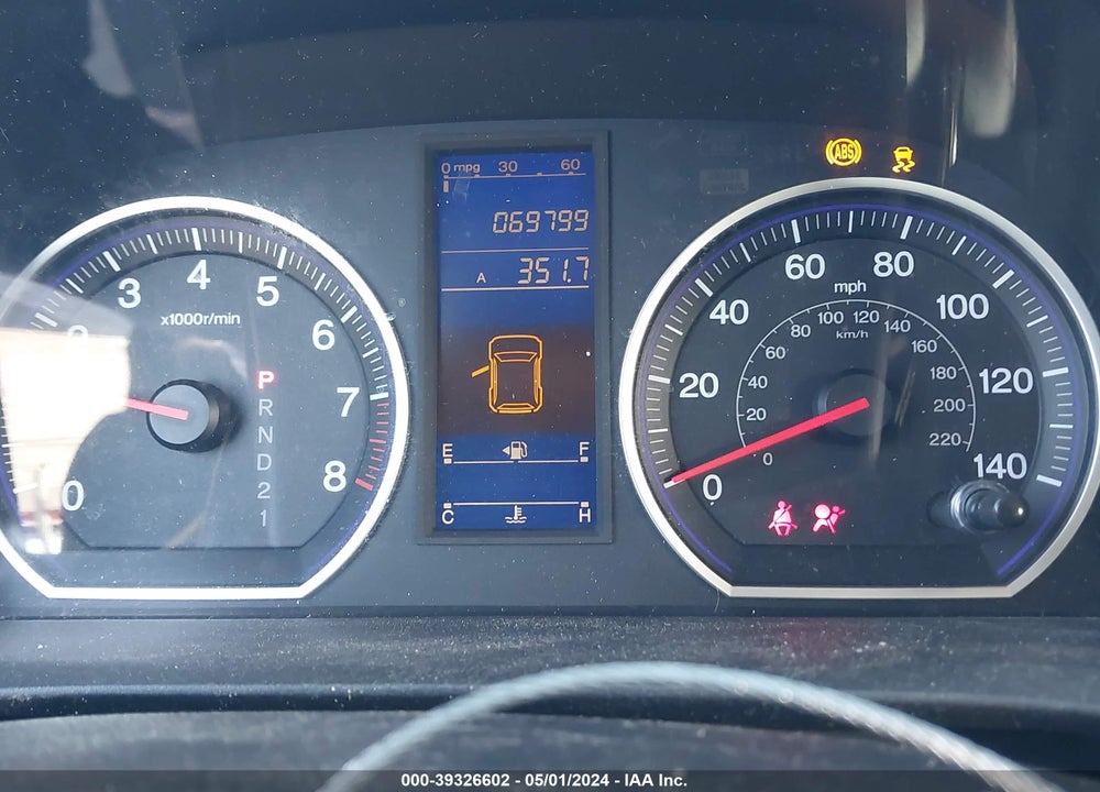 2011 HONDA CR-V LX VIN: 5J6RE3H38BL046261
