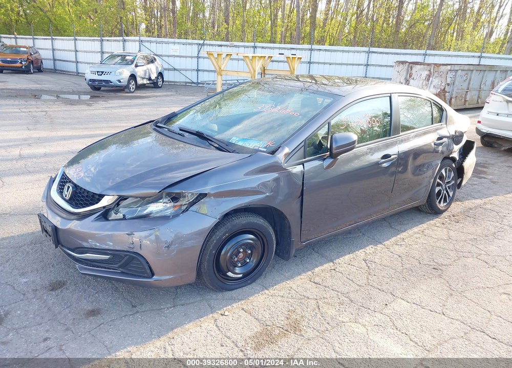 2015 HONDA CIVIC EX VIN: 19XFB2F80FE053777