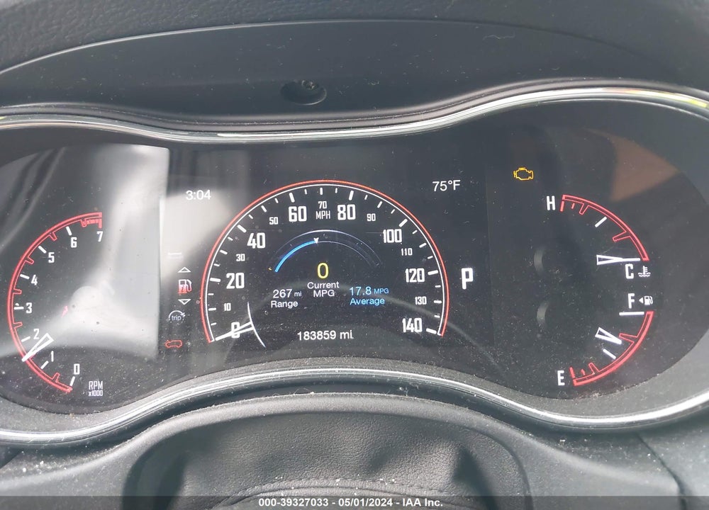 2017 DODGE DURANGO GT AWD VIN: 1C4RDJDGXHC817463