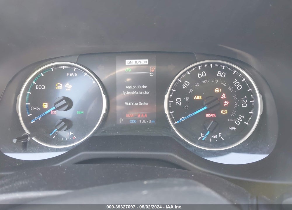 2022 TOYOTA RAV4 XLE HYBRID VIN: 4T3RWRFV6NU057013