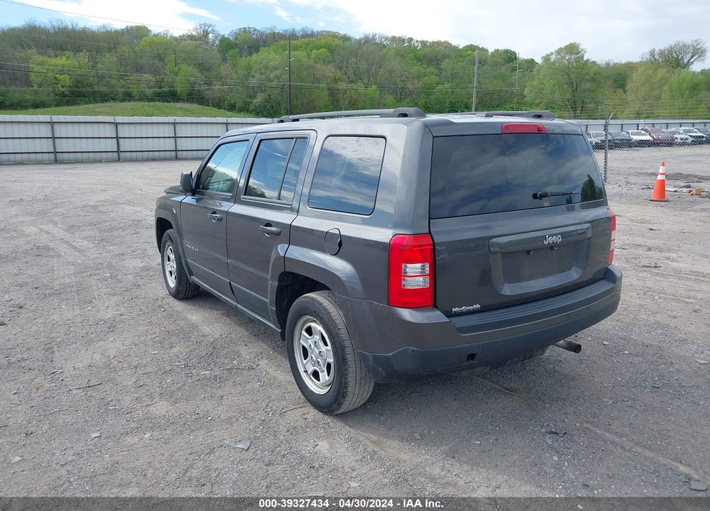 2016 JEEP PATRIOT SPORT VIN: 1C4NJPBB1GD806555