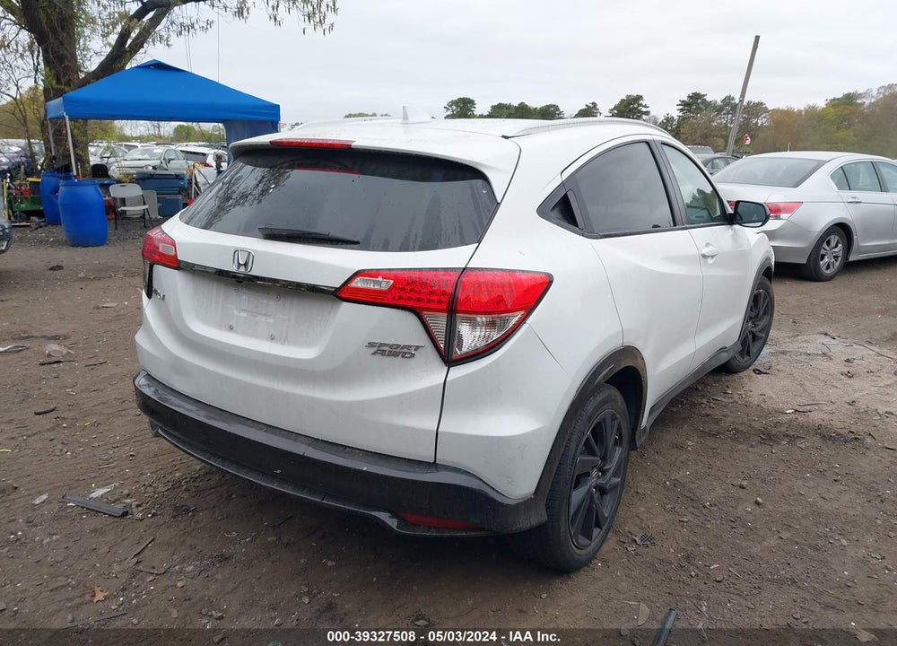 2021 HONDA HR-V AWD SPORT VIN: 3CZRU6H14MM729367