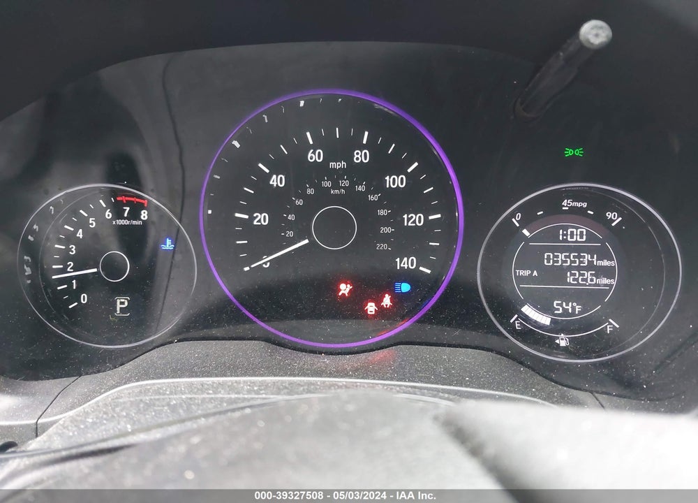 2021 HONDA HR-V AWD SPORT VIN: 3CZRU6H14MM729367