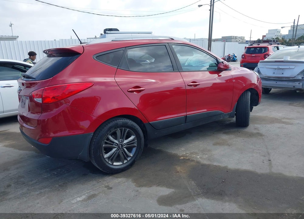 2014 HYUNDAI TUCSON SE VIN: KM8JU3AG9EU897577