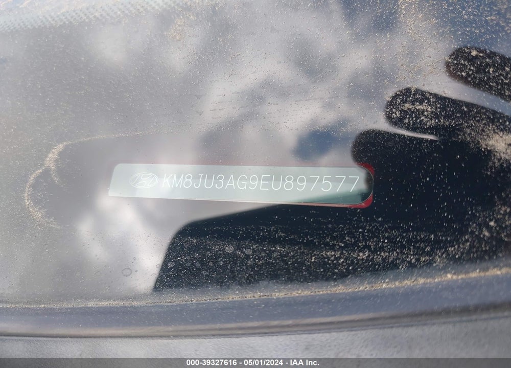 2014 HYUNDAI TUCSON SE VIN: KM8JU3AG9EU897577