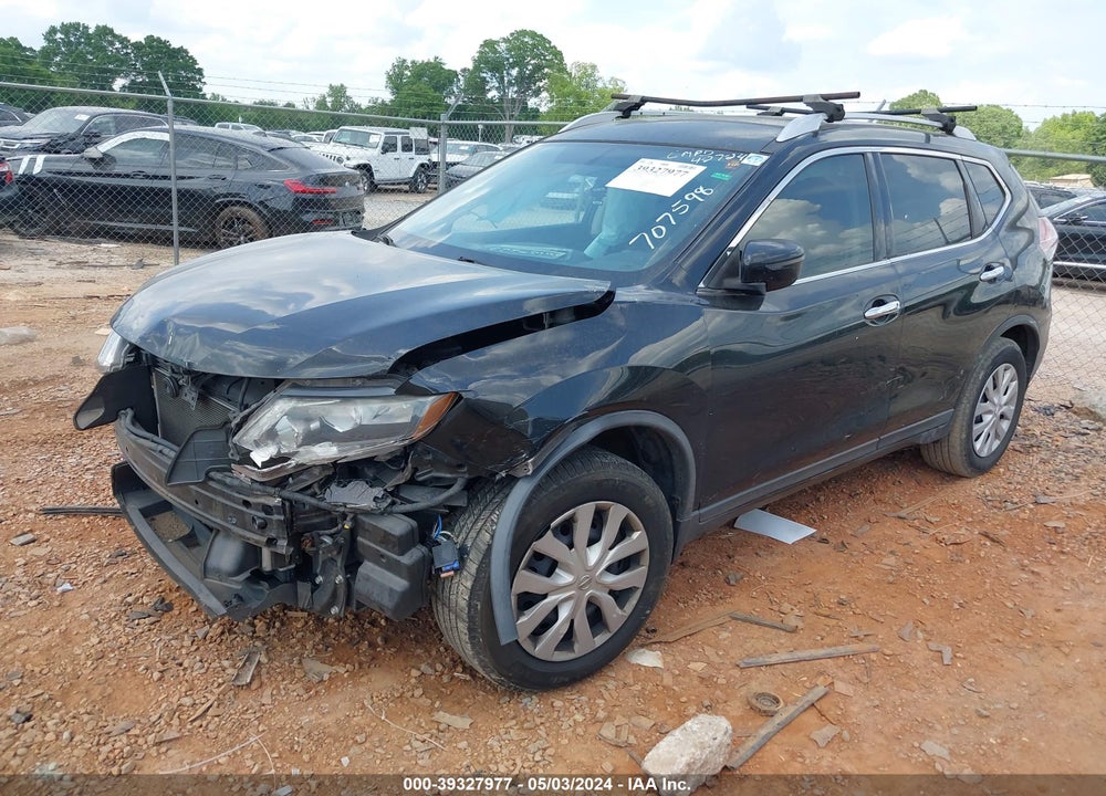 2016 NISSAN ROGUE S VIN: KNMAT2MT6GP707598