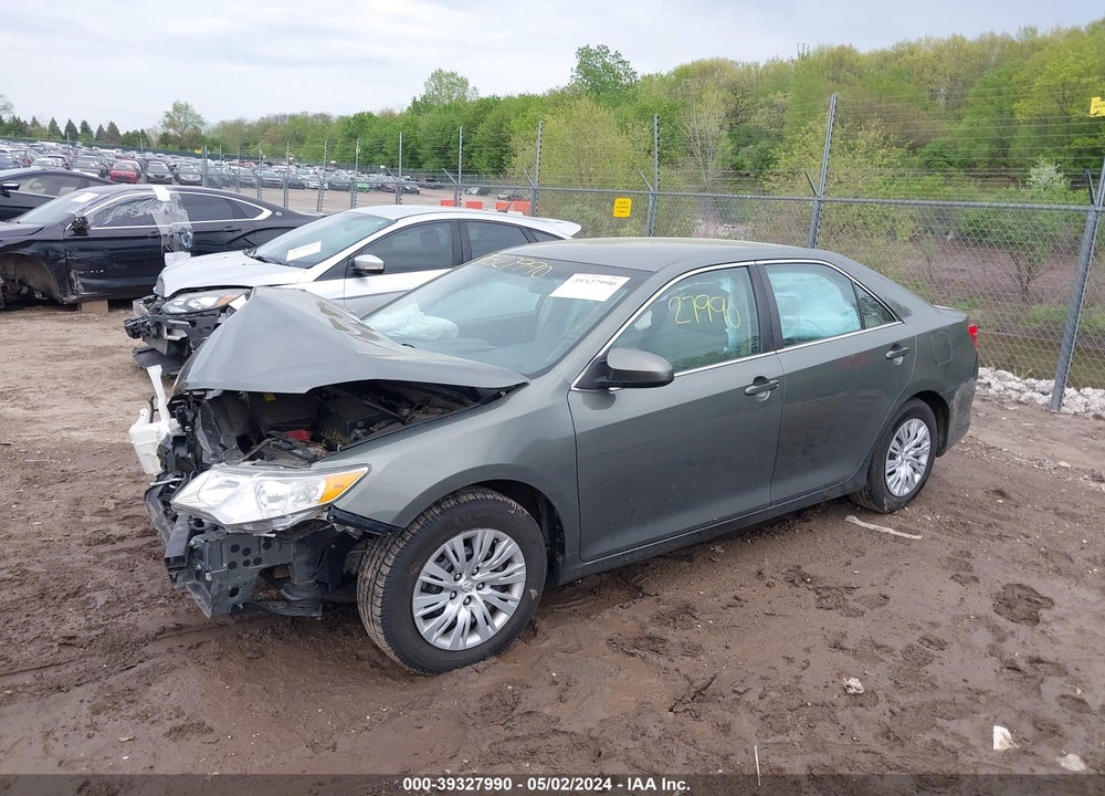 2012 TOYOTA CAMRY L VIN: 4T1BF1FK2CU544322