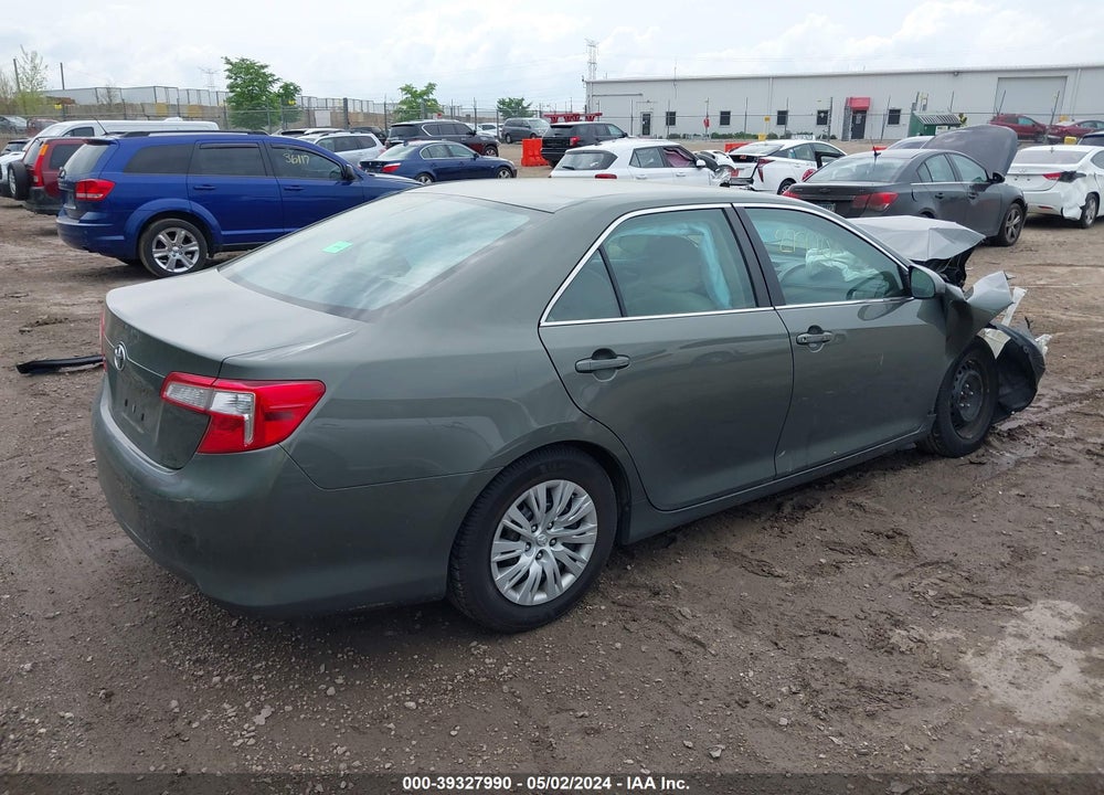 2012 TOYOTA CAMRY L VIN: 4T1BF1FK2CU544322