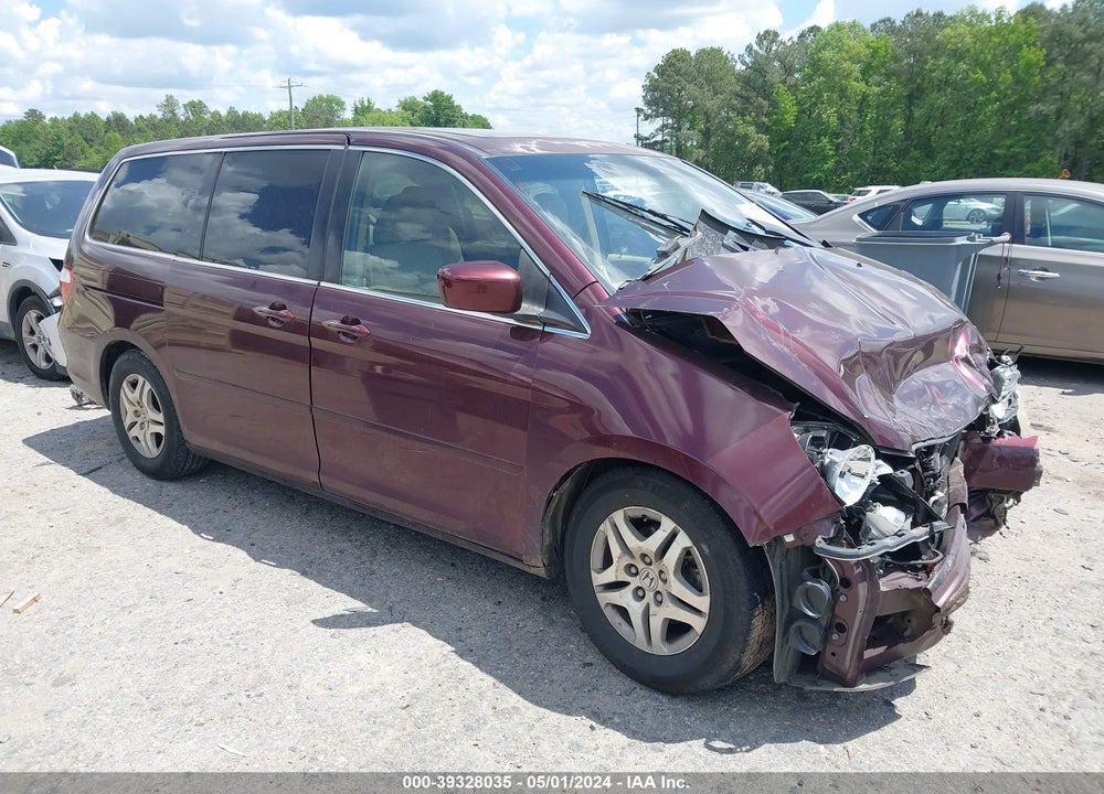 2007 HONDA ODYSSEY EX-L VIN: 5FNRL38777B458275