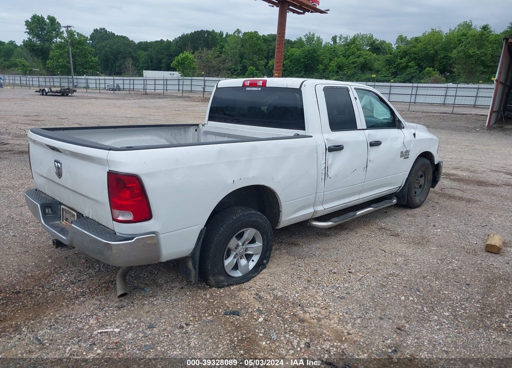 2019 RAM 1500 CLASSIC TRADESMAN QUAD CAB 4X2 6'4 BOX VIN: 1C6RR6FG5KS630146